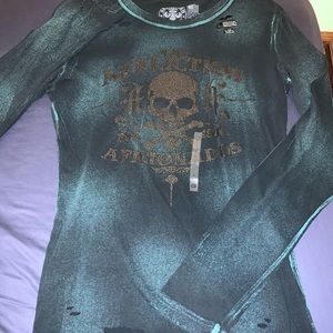 Affliction long sleeve shirt.